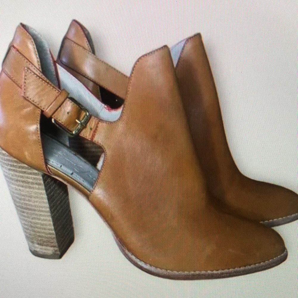 Brown Leather Ankle Boots